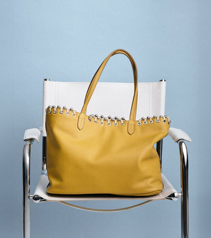 Sac cabas Kitesy Martin Studio en cuir grainé