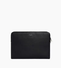 Pochette ordinateur 14" en cuir grainé