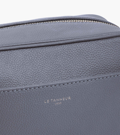 Trousse de toilette en cuir grainé