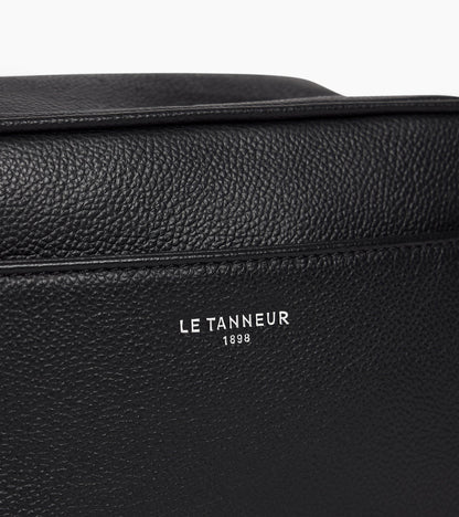 Trousse de toilette en cuir grainé
