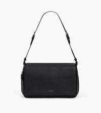 Sac bandoulière moyen modèle Aurore en cuir grainé