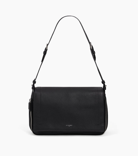 Sac bandoulière moyen modèle Aurore en cuir grainé