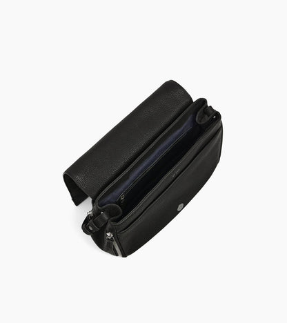 Sac bandoulière moyen modèle Aurore en cuir grainé