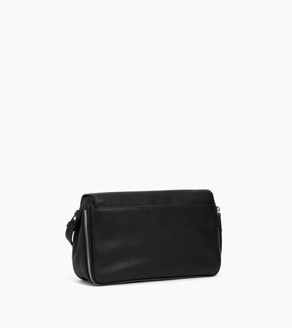 Sac bandoulière moyen modèle Aurore en cuir grainé