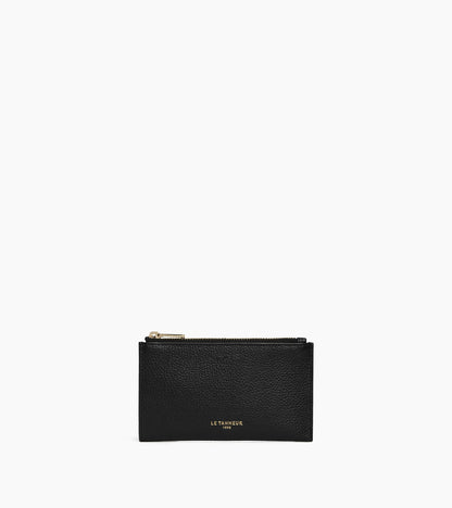 Etui clés zippé Albertine en cuir grainé