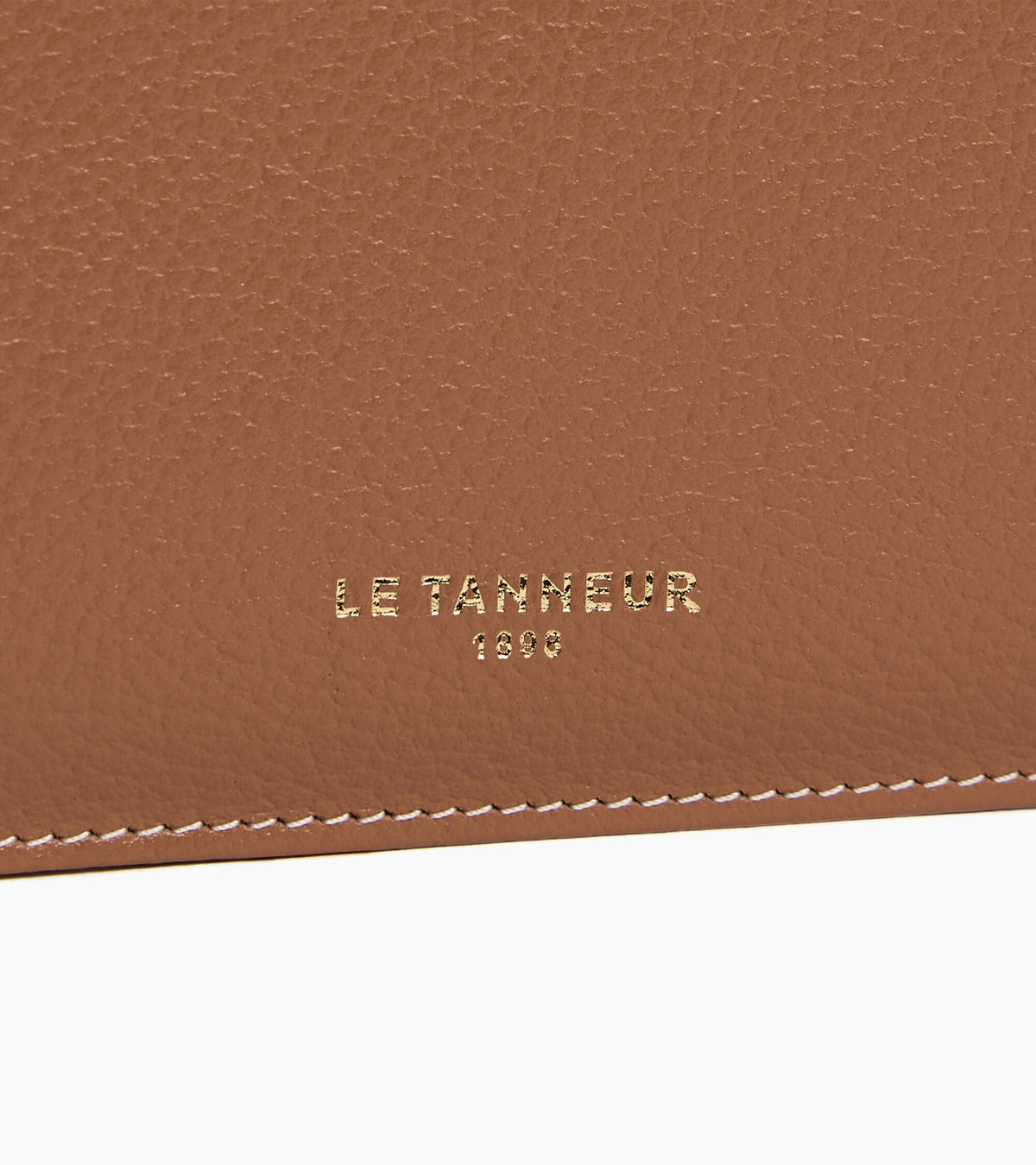 Porte cartes zippé Albertine en cuir grainé