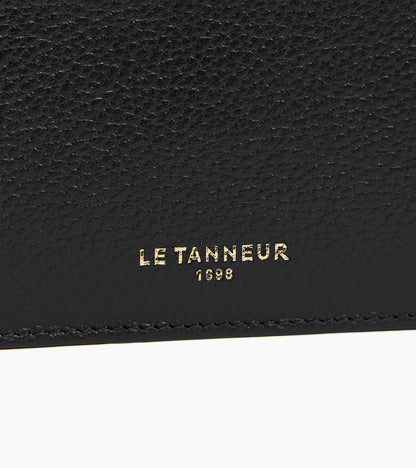 Porte cartes zippé Albertine en cuir grainé