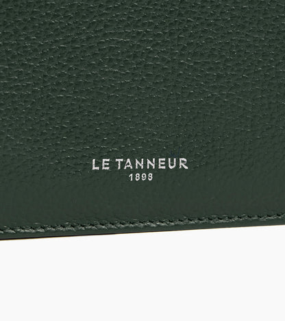 Porte cartes zippé Albertine en cuir grainé
