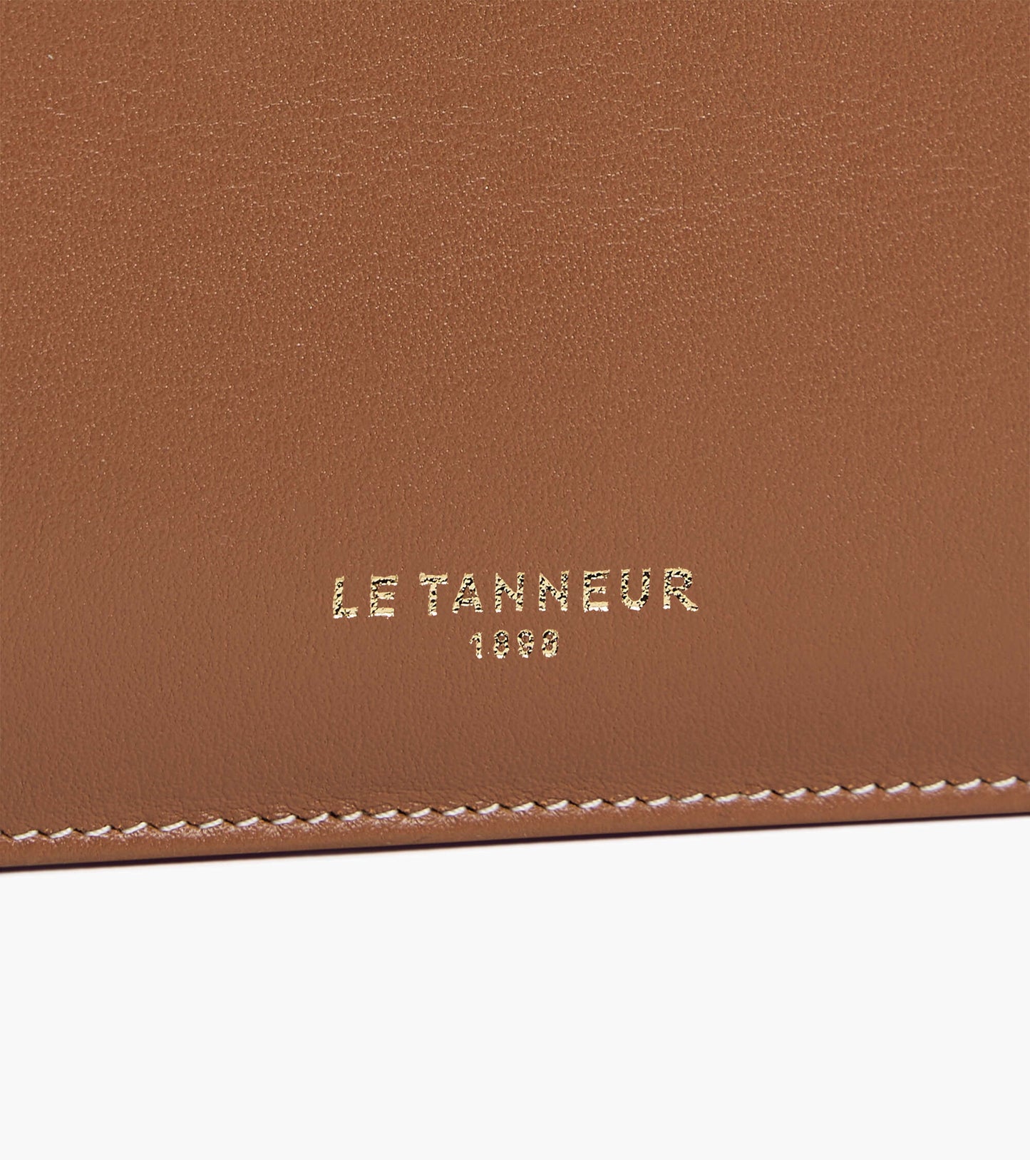 Porte cartes zippé Albertine en cuir lisse