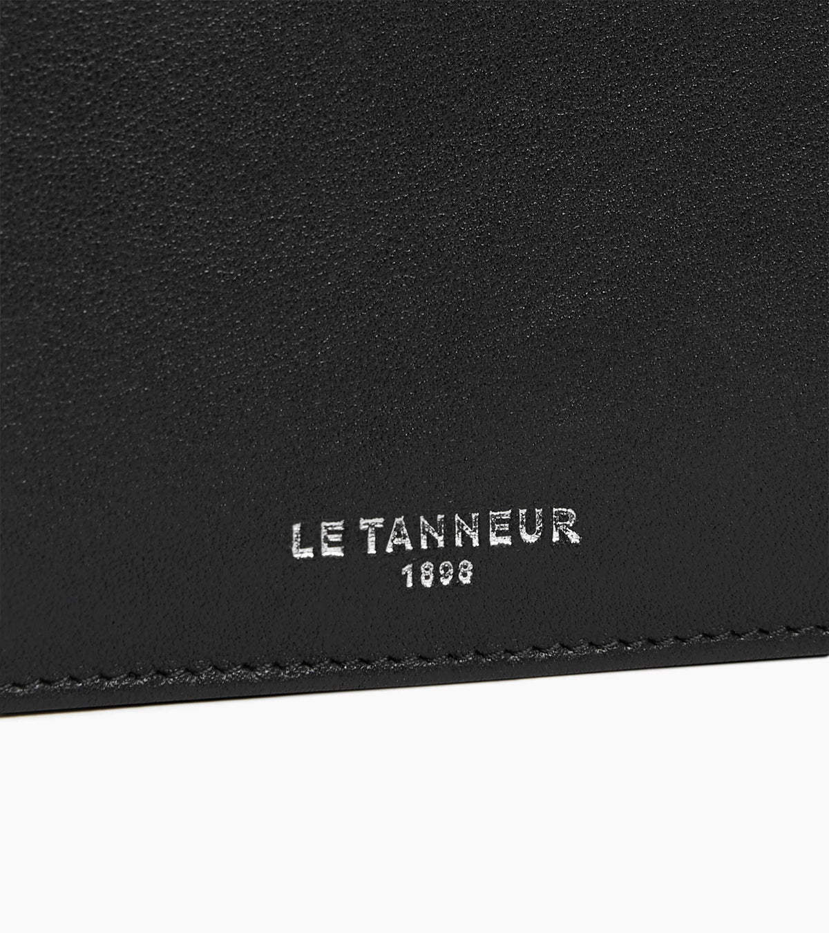 Porte cartes zippé Albertine en cuir lisse