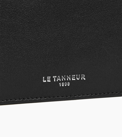 Porte cartes zippé Albertine en cuir lisse
