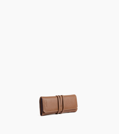 Coffret 3 montres de voyage en cuir grainé