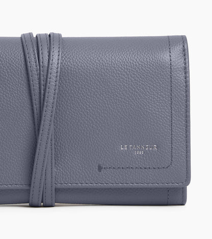 Coffret bijoux de voyage en cuir grainé