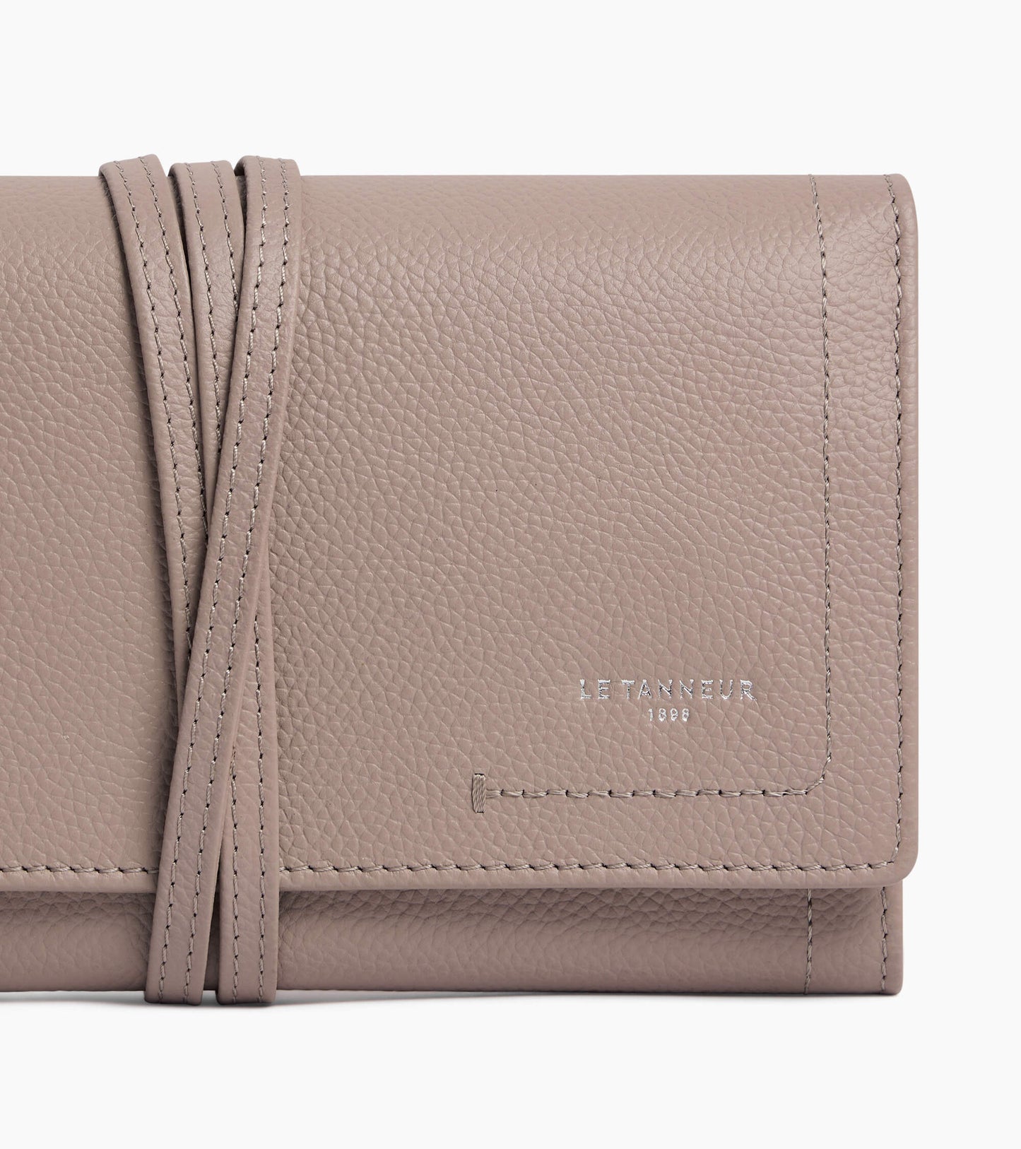 Coffret bijoux de voyage en cuir grainé