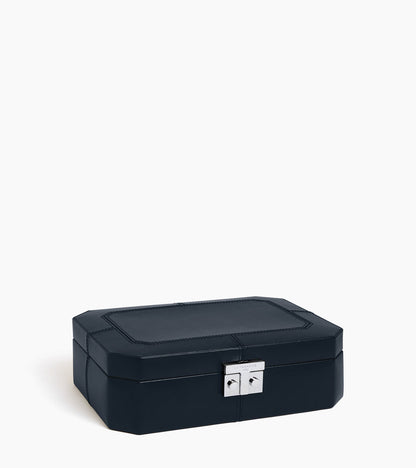 Coffret 8 montres fermoir T en cuir