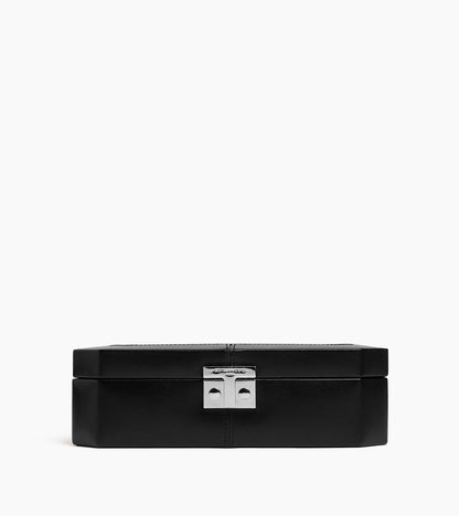 Coffret 8 montres fermoir T en cuir