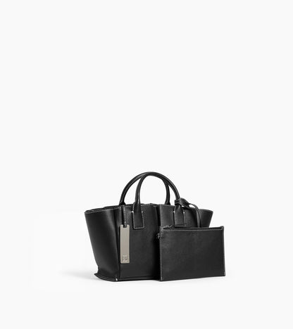 Petit sac à main Elena en cuir grainé