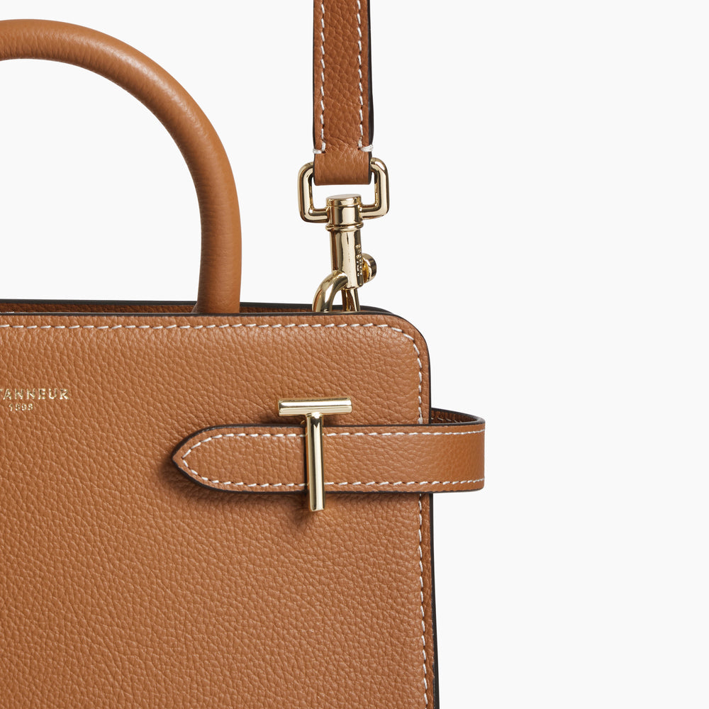 Petit sac à main Emilie en cuir grainé