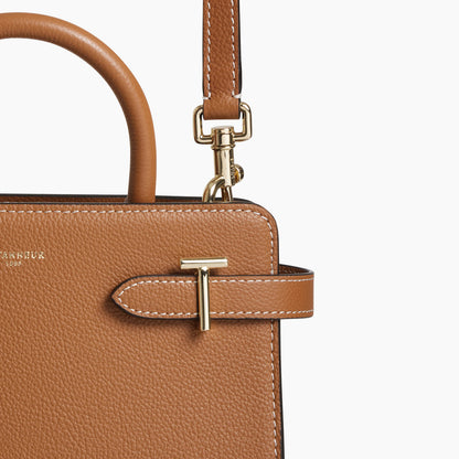 Petit sac à main Emilie en cuir grainé