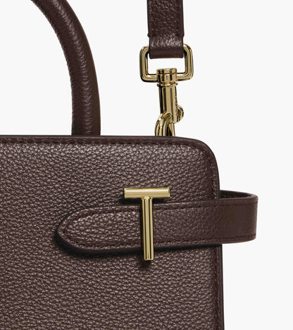 Petit sac à main Emilie en cuir grainé