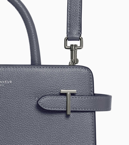 Sac à main moyen modèle Emilie en cuir grainé
