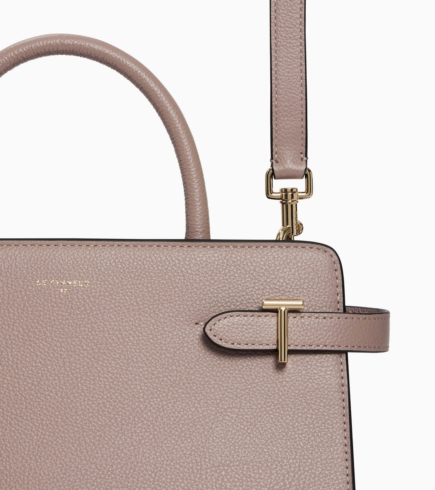 Sac à main moyen modèle Emilie en cuir grainé