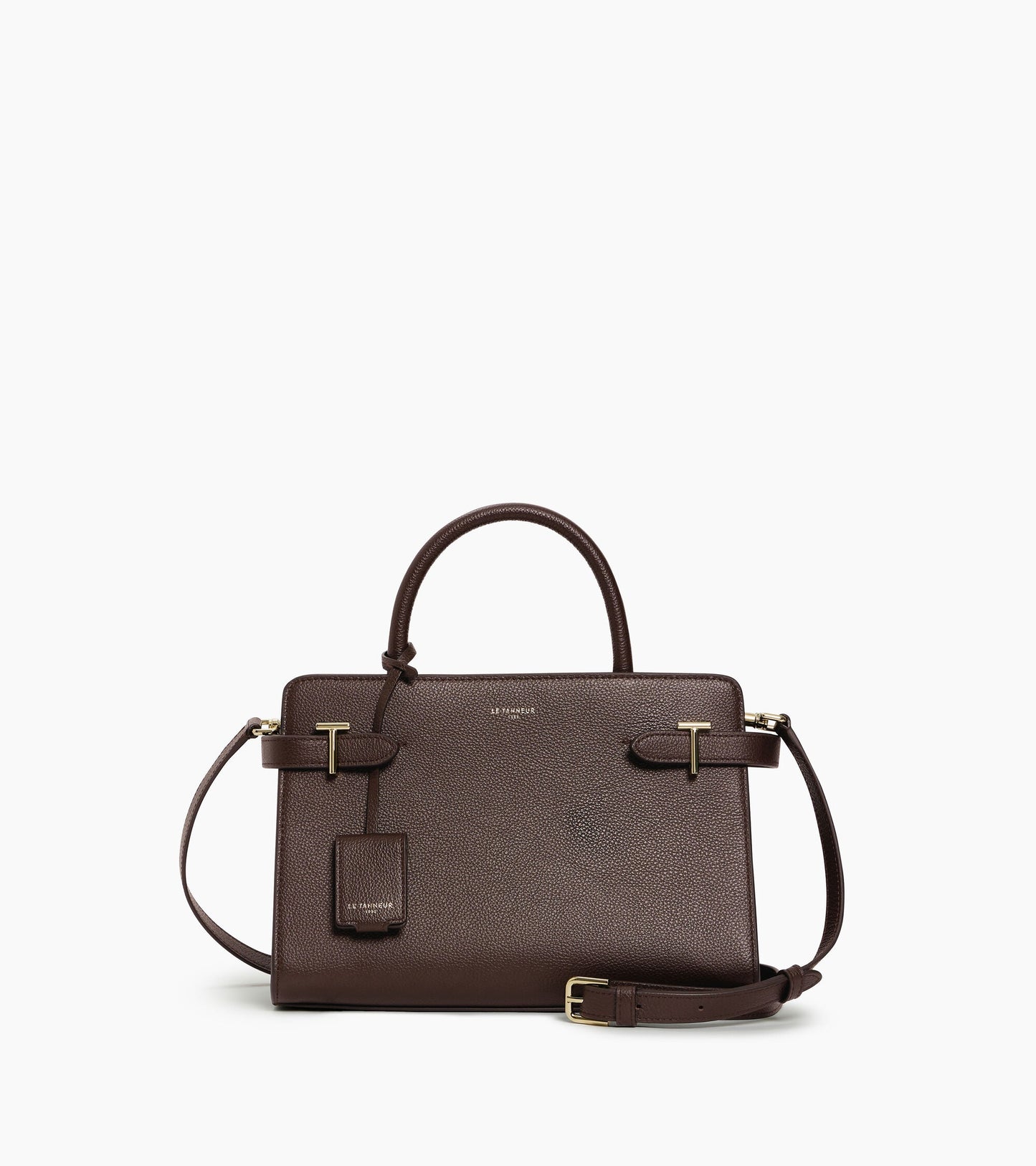 Sac à main moyen modèle Emilie en cuir grainé