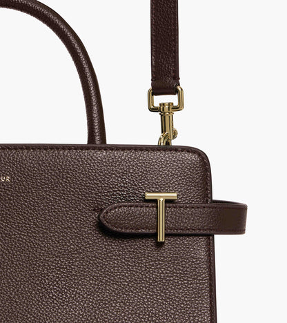 Sac à main moyen modèle Emilie en cuir grainé