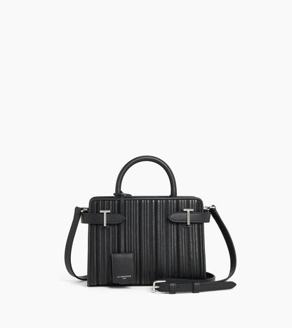 Petit sac à main Emilie en cuir tressé réemployé