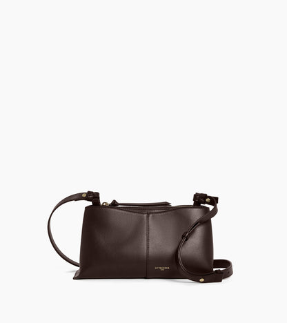 Petit sac bandoulière Félicie en cuir lisse