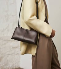 Petit sac bandoulière Félicie en cuir lisse