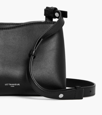 Petit sac bandoulière Félicie en cuir lisse