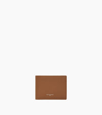 Portefeuille zippé horizontal Lucien en cuir grainé