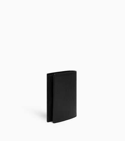 Grand portefeuille zippé 2 volets Lucien en cuir grainé