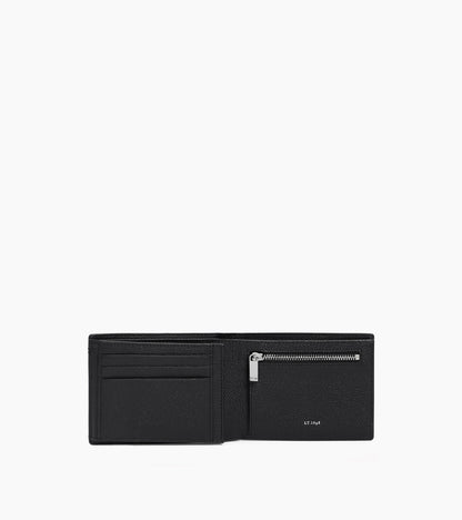 Portefeuille horizontal 2 volets Lucien en cuir grainé