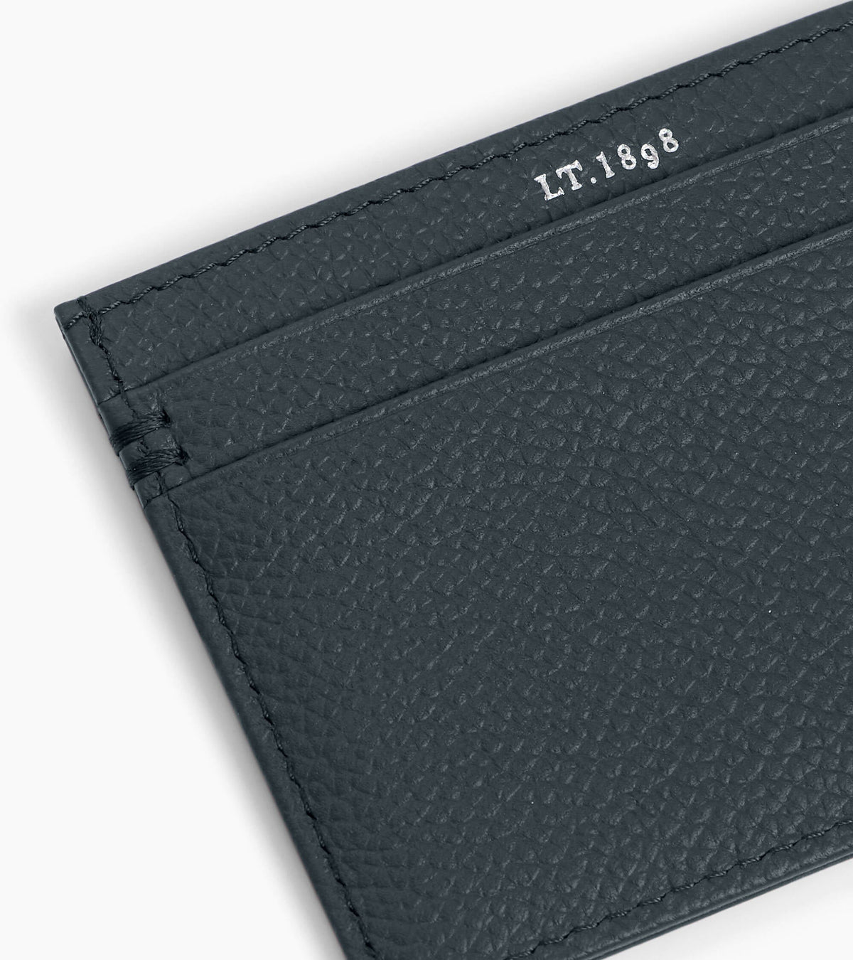 Porte cartes Lucien en cuir grainé