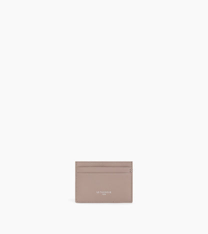 Porte cartes Lucien en cuir grainé