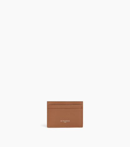 Porte cartes Lucien en cuir grainé