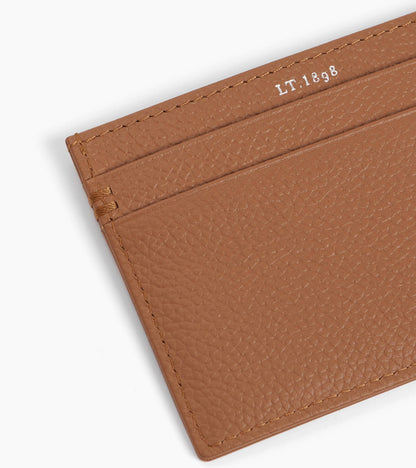 Porte cartes Lucien en cuir grainé