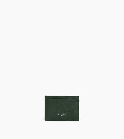 Porte cartes Lucien en cuir grainé