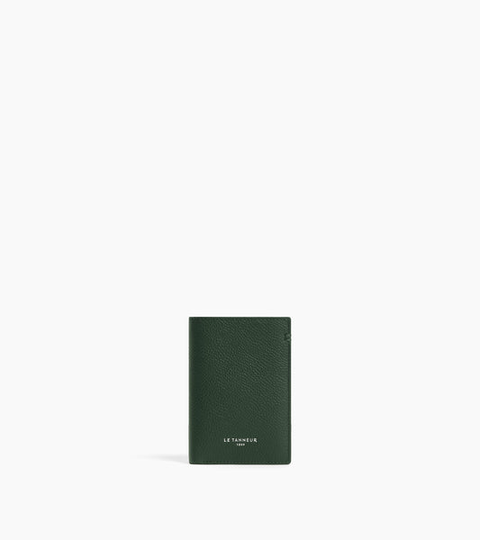 Petit porte cartes Lucien en cuir grainé