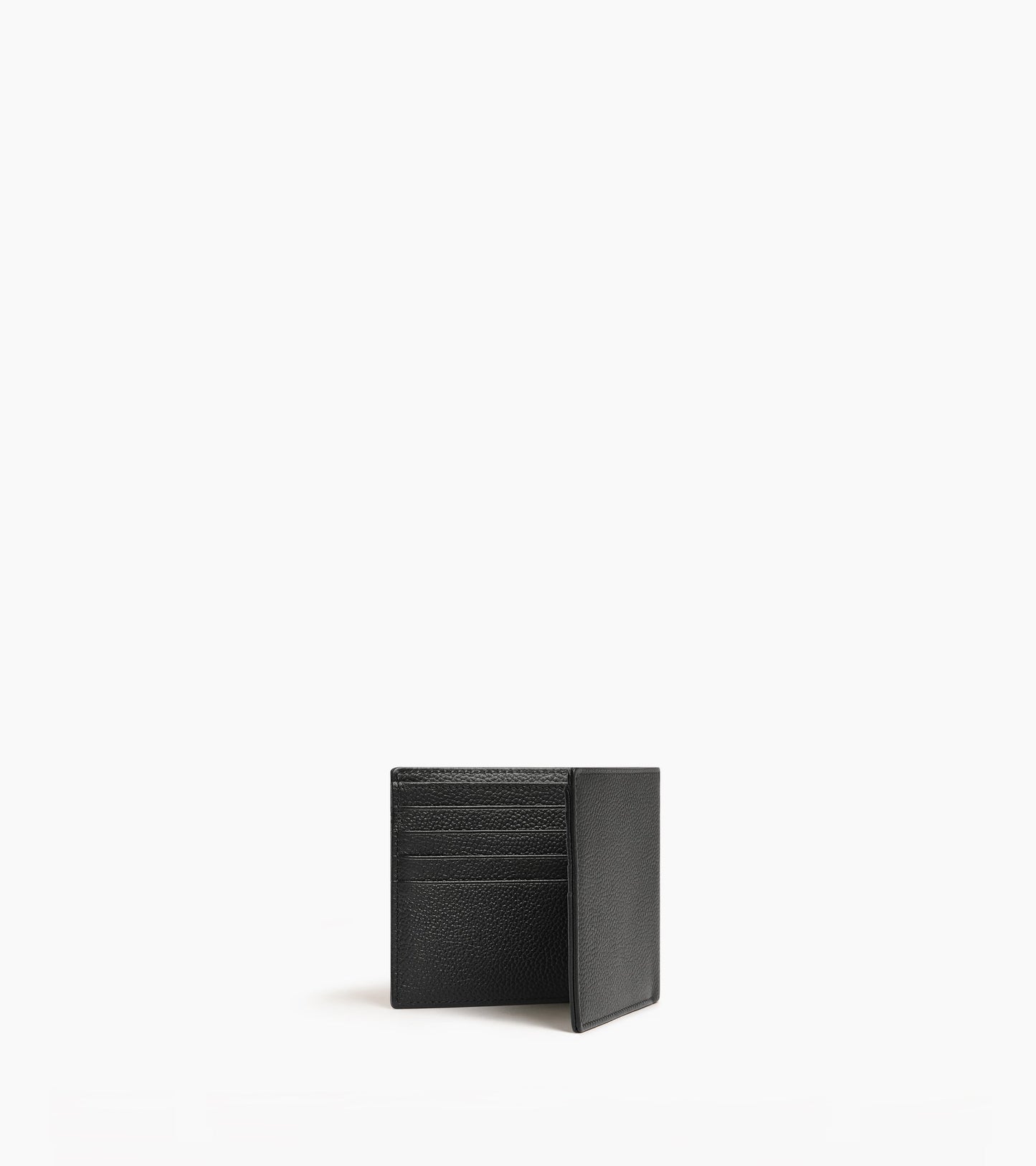Porte cartes horizontal Lucien en cuir grainé