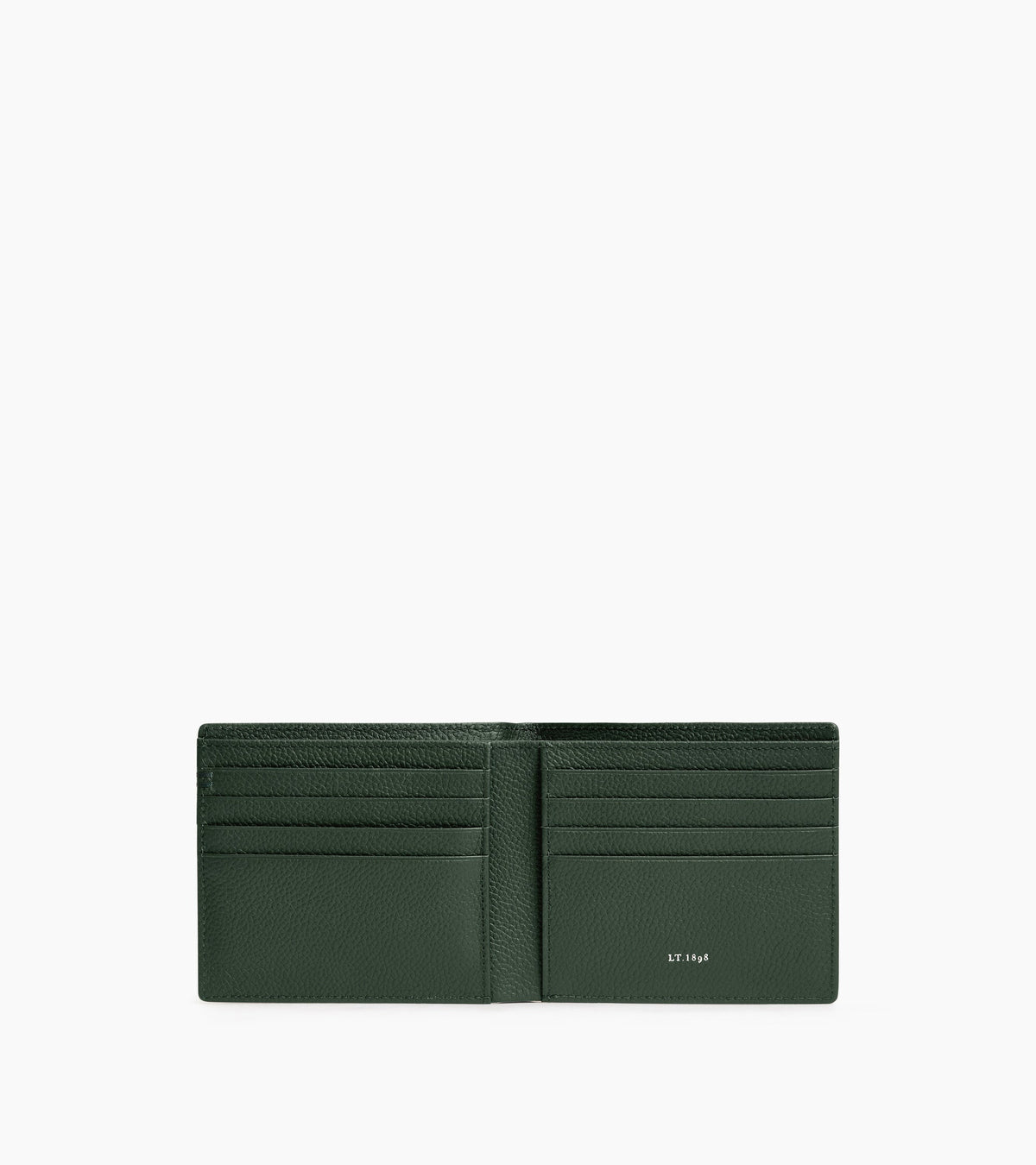 Porte cartes horizontal Lucien en cuir grainé