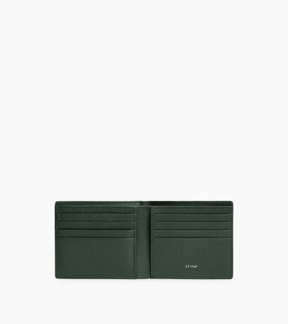 Porte cartes horizontal Lucien en cuir grainé