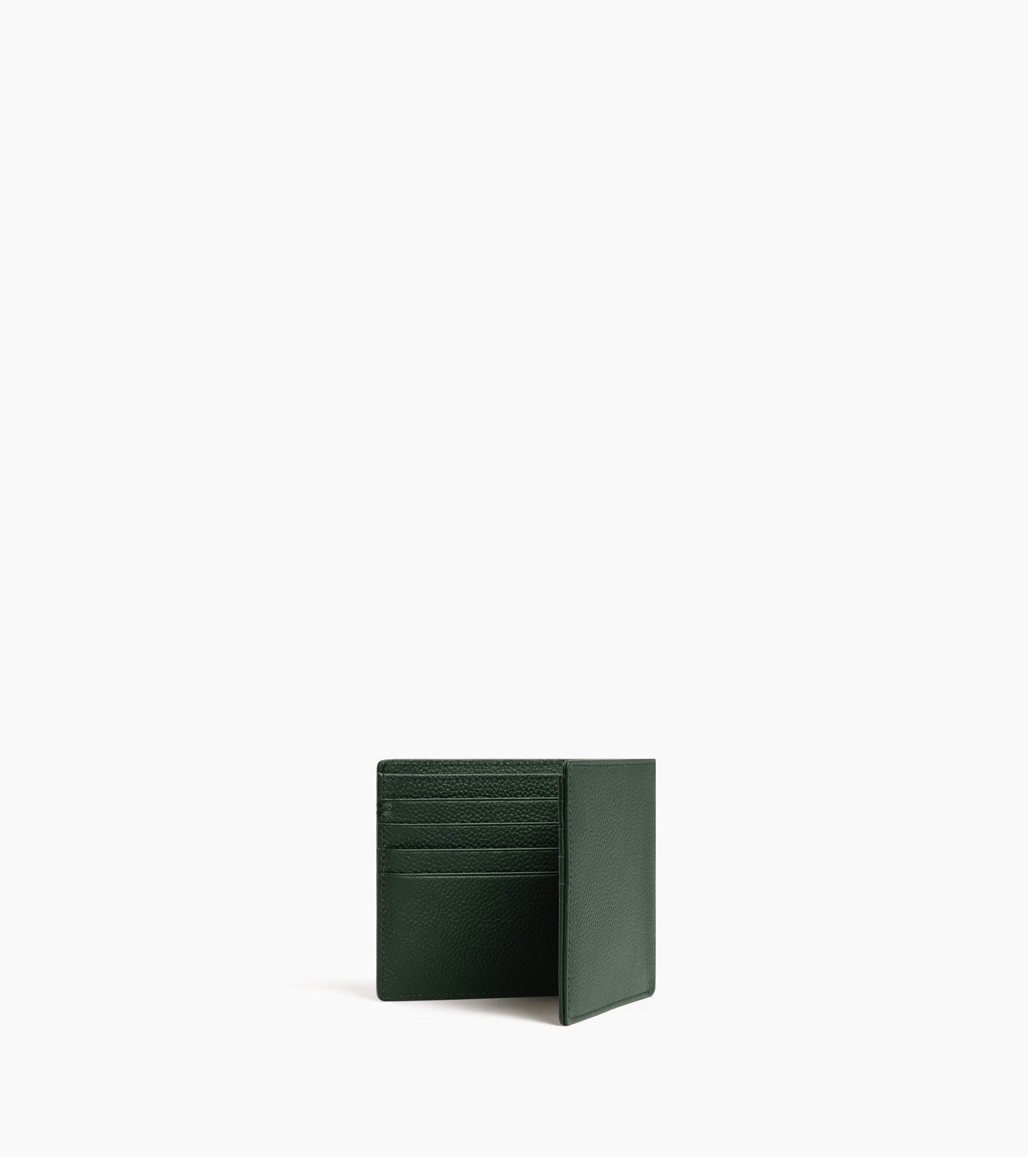 Porte cartes horizontal Lucien en cuir grainé