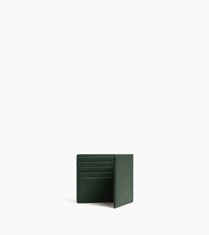 Porte cartes horizontal Lucien en cuir grainé
