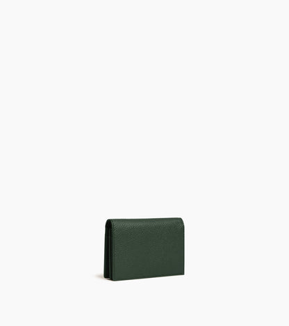 Porte cartes horizontal 2 volets Lucien en cuir grainé
