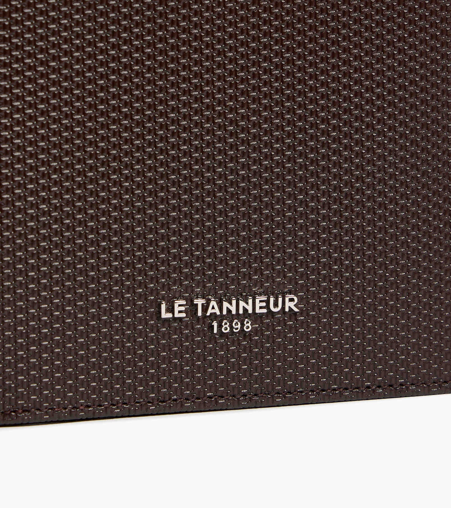 Porte cartes horizontal Lucien en cuir signature T