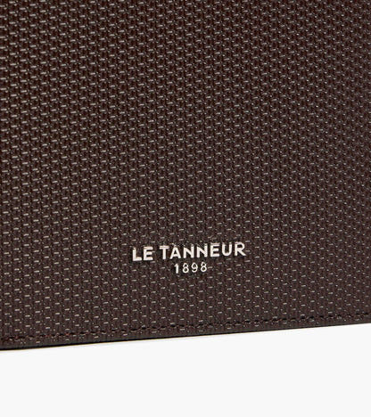 Porte cartes horizontal Lucien en cuir signature T