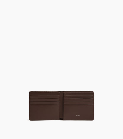 Porte cartes horizontal Lucien en cuir signature T